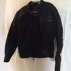 Motorcycle padded mesh lined jacket